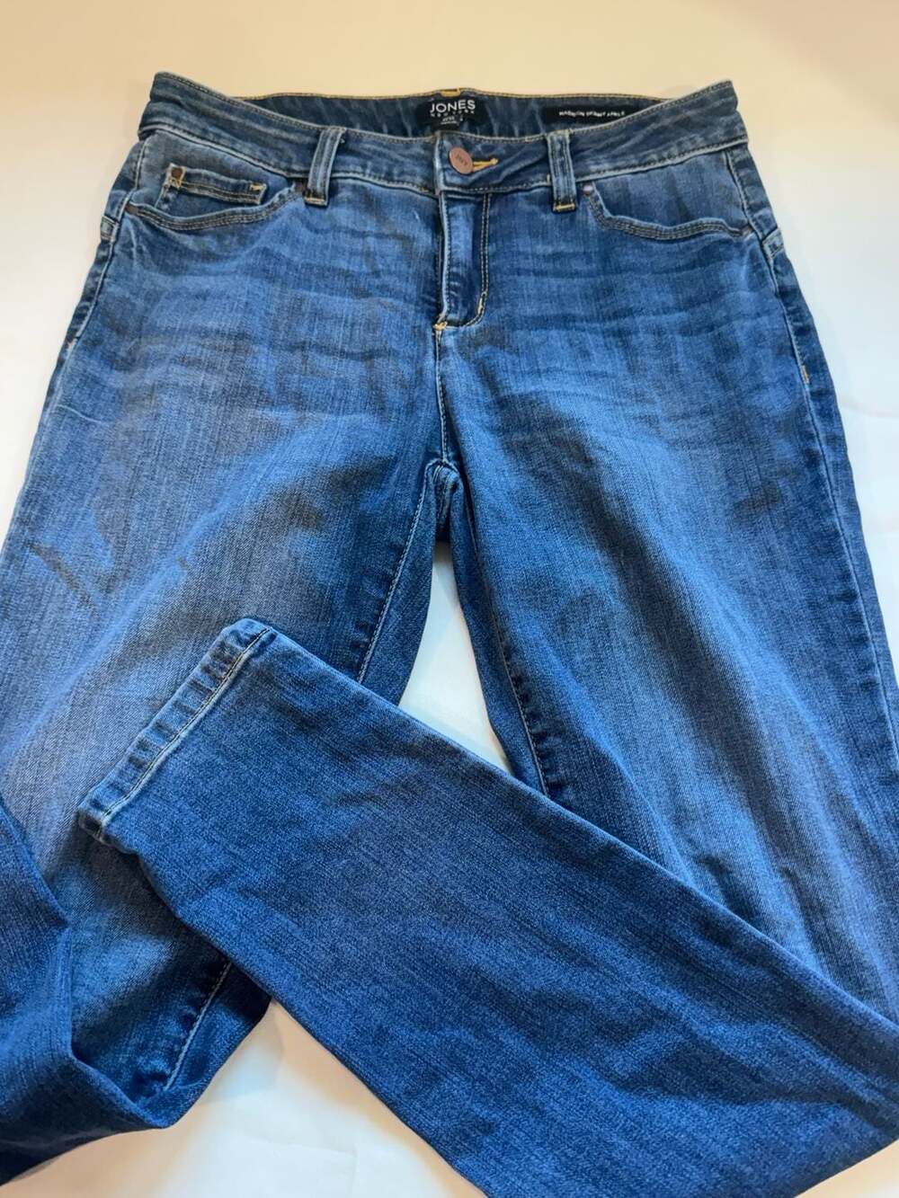 Medium Wash Skinny Ankle Jeans Stretch Denim Classic Casual Women’s Size 4